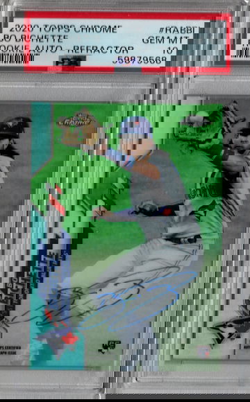 2020 Topps Chrome Bo Bichette AUTO REFRACTOR PSA 10