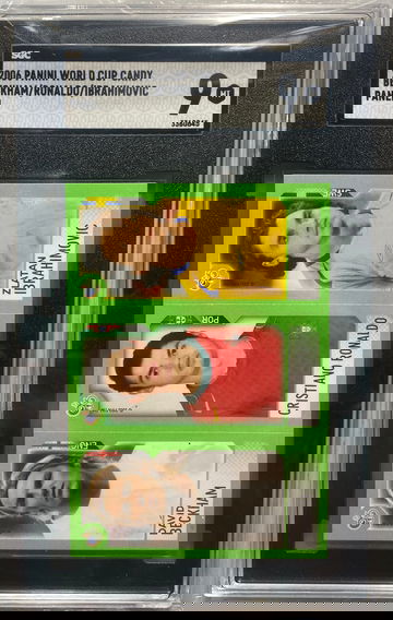 2006 Panini World Cup Candy Beckham/Ronaldo/Ibrahimovic SGC 9 MINT!