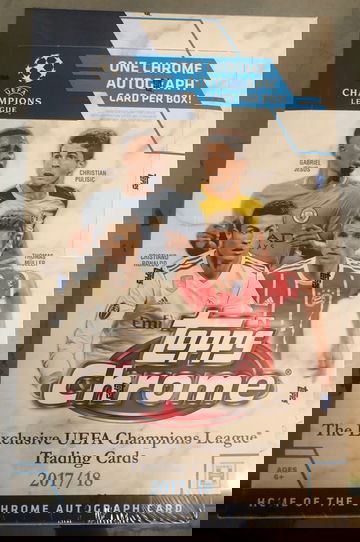 2018/18 Topps Chrome UEFA Champions League Hobby Box