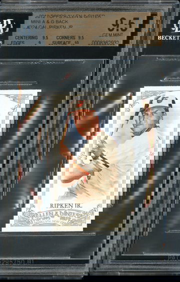 2012 Topps Allen and Ginter Mini A and G Back #324 Cal Ripken BGS 9.5