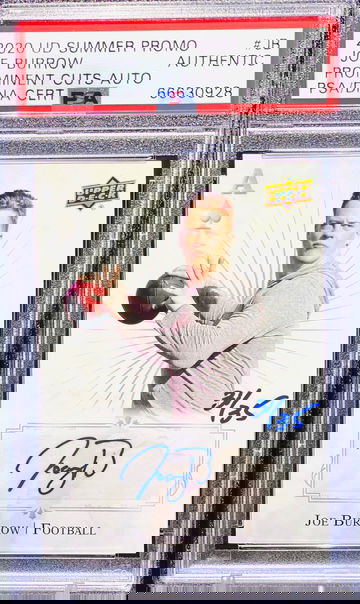 Joe Burrow RC PSA Authentic SSP /35 More Rare than Exquisite 