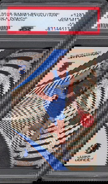 2018 Panini Revolution Luka Doncic PSA 10 #128 RC Rookie