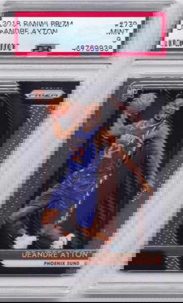 Deandre Ayton 2018 Prizm PSA 9