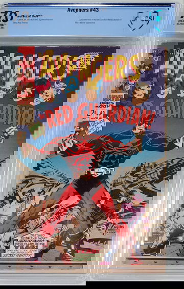 Avengers #43 CBCS 7.0 1st appearance Red Guardian