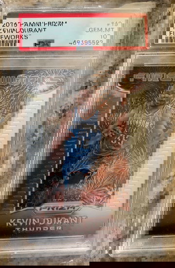 2015 prizm Kevin Durant fireworks 