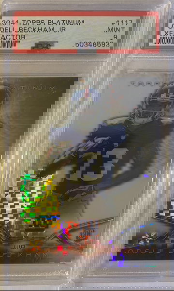 2014 Topps Platinum Odell Beckham Jr. XFRACTOR PSA 9 #117 Giants