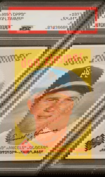 1959 Topps Don Zimmer #287 PSA 6 [BL-3.27]