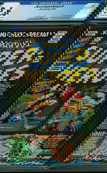 MARVEL SUPER-HEROES #1, CGC 9.6 NM+ -- 1st Marvel one shot!