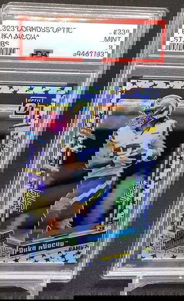 2023 Puka Nacua DonRuss Optic Rated rookie stars psa 9