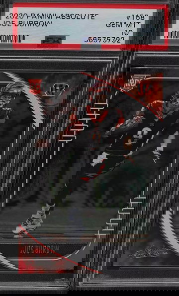 2020 Absolute Football Joe Burrow ROOKIE RC #158 PSA 10 GEM MINT