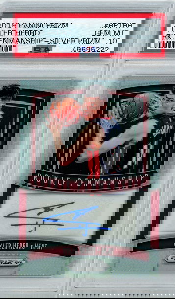 Tyler Herro Silver Auto