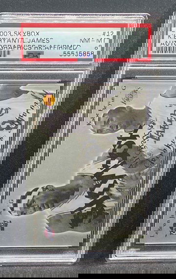 2003 Skybox Autographics Rookies Affirmed 12 LeBron James/Kobe Bryant