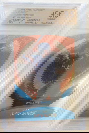 2011 Bowman Chrome Futures Fusion-Fractors #25 Wil Myers /99 Rookie BGS 9.5 GEM MINT