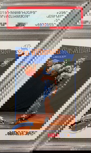 2019 Panini Hoops Zion Williamson PSA 10