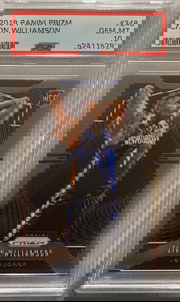 2019 Panini Prizm Zion Williamson Base #248 PSA 10