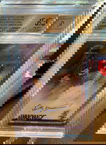 Eloy Jimenez Purple Rookie Auto /250