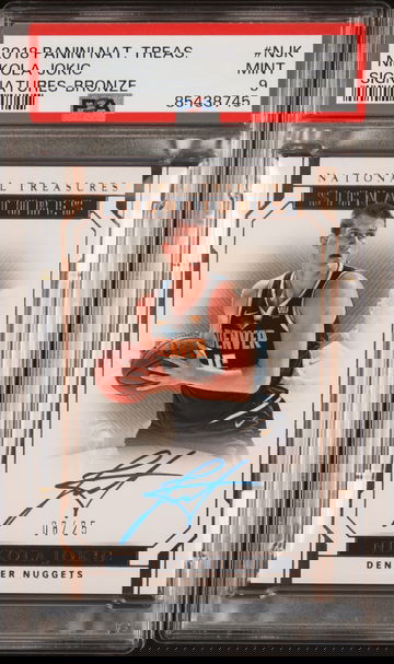 2018 PANINI NATIONAL TREASURES SIGNATURES #NJK NIKOLA JOKIC SIGNATURES-BRONZE