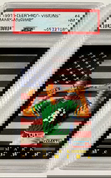 1991 Fleer Pro-Visions Mark McGwire PSA 7 #4