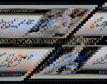 2024 Panini Select SPS-CHI Courtney Vandersloot Elena Delle Donne Select Pairings Prizm /25 Chicago Sky Auto