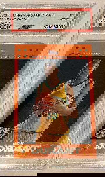 2007 Topps Kevin Durant Orange 