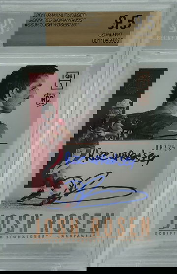 Josh Rosen Rookie Auto BGS 9.5