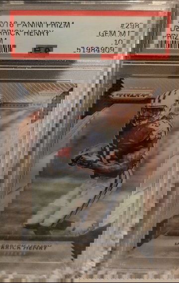 2016 Panini Prizm Derrick Henry Prizm Silver Rookie RC PSA 10