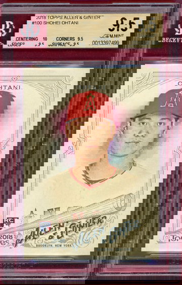 2018 Shohei OHTANI Topps Allen Ginter # 100  ( BGS 9.5 )