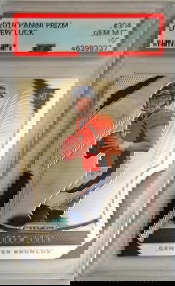 Drew Lock Prizm PSA 10 