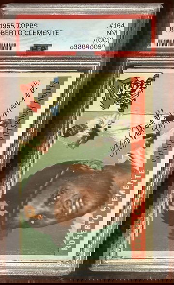 1955 Topps Roberto Clemente RC PSA 7 (OC)