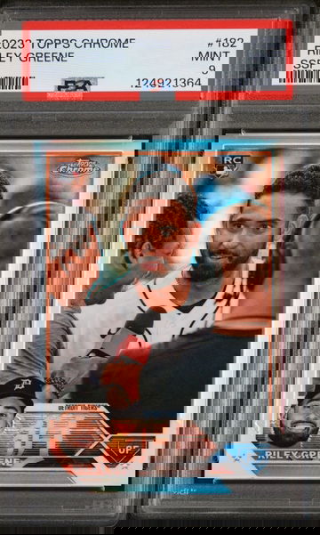 2023 Topps Chrome Riley Greene SSP Rookie PSA 9