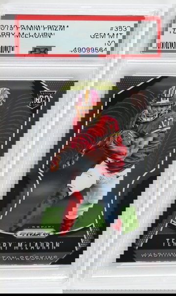 2019 Panini Prizm Terry McLaurin PSA 10 #353