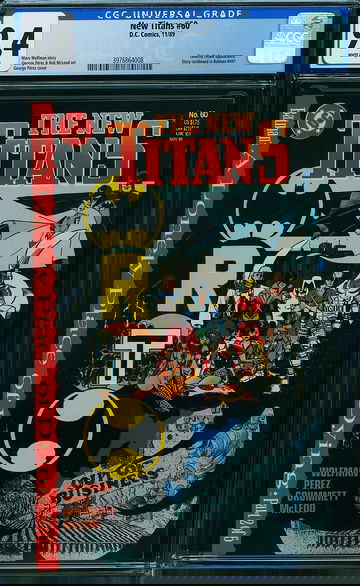 NEW TITANS #60, CGC 9.4 NM