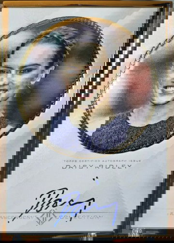 Daisy Ridley 2016 Topps Transcendent Gold Frame Auto 11/52 Star Wars Rey