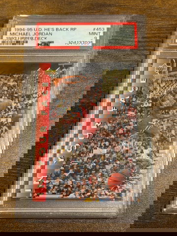 1994-95 Upper Deck He’s Back Michael Jordan #453 PSA 9