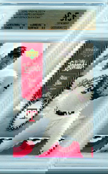 2006 Upper Deck All-Time Legends #ATL33 Nolan Ryan BGS 9.5 GEM MINT!