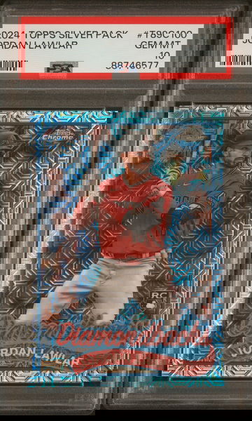 2024 Topps Silver Pack Jordan Lawlar #T89C100 RC PSA 10