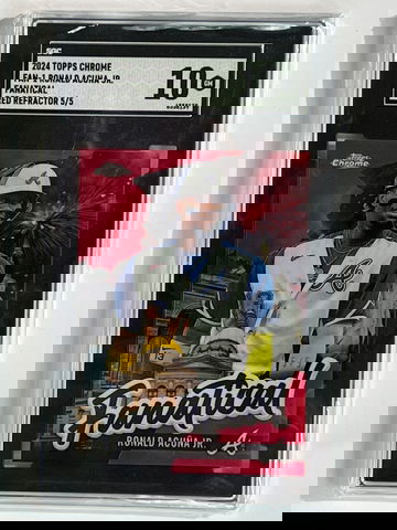 2024 Topps Chrome Ronald Acuna Fanatical Red 5/5