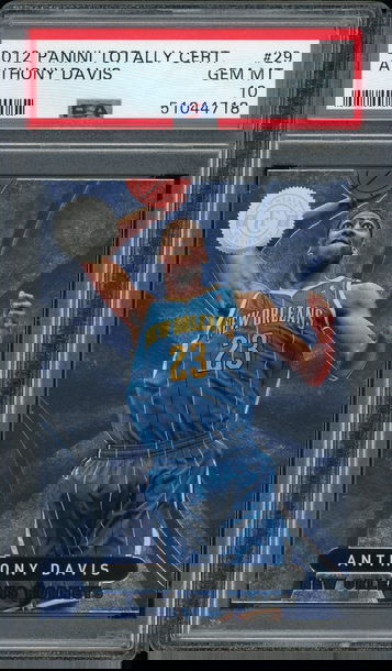 Anthony Davis 2012/13 Panini Totally Certified RC #29 PSA 10 GEM MINT Hornets Pelicans Lakers!!!