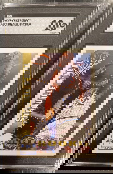 Shaquille O’Neal rookie hoops 442 sgc 10 1992 topps