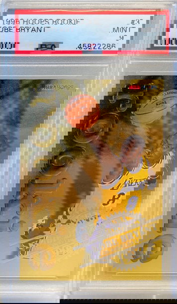 1996 Hoops Rookie #3 Kobe Bryant PSA 9 Mint