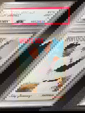 2019 Topps Heritage Eloy Jimenez PSA 9