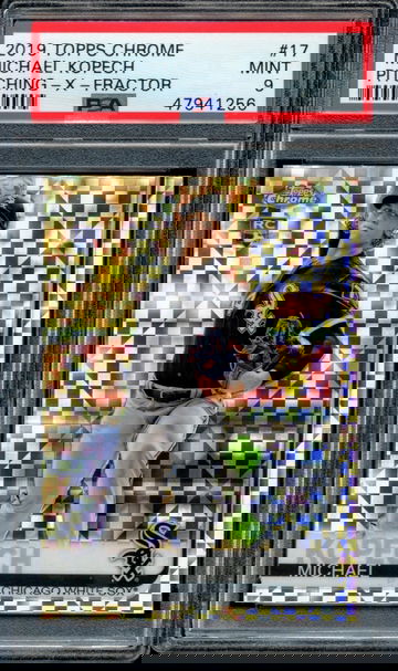 2019 Topps Chrome Michael Kopech X-Fractor Rookie RC PSA 9 Mint