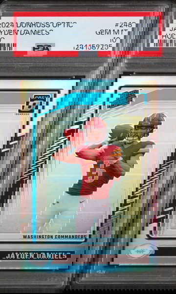 2024 Donruss Optic Rated Rookie Holo Jayden Daniels #248 PSA 10