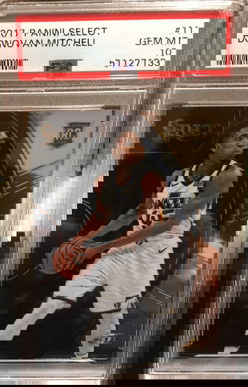 Donovan Mitchell 2017 Panini Select 11 PSA 10