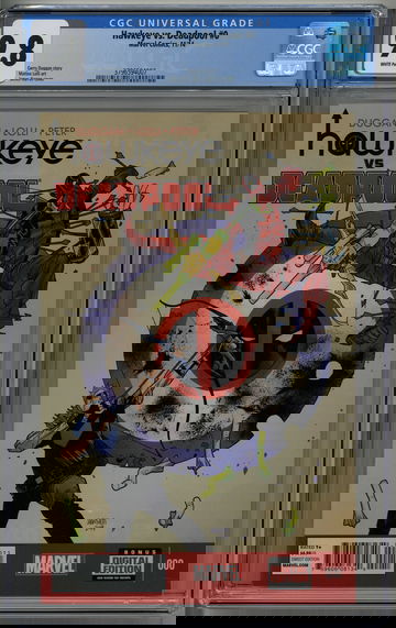 Hawkeye vs. Deadpool #0 CGC 9.8 1st Spider-Gwen & Jane Foster Lady Thor costumes