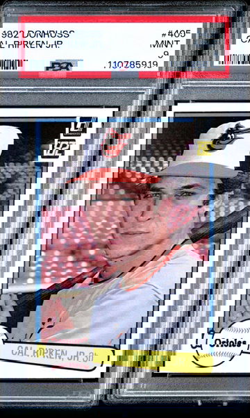 1982 Donruss Cal Ripken Jr #405 Rookie RC PSA 9