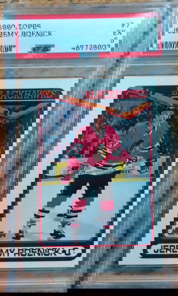 1990-91 Topps Jeremy Roenick PSA 5