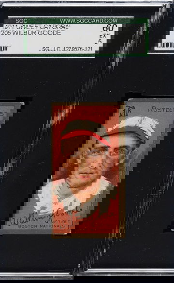 1911 T205 Wilbur Goode SGC 60 EX 5