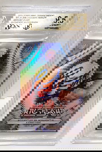 2021 Topps WWE Transcendent Ric Flair Tribute #/50 #6 - BGS 9.5 GEM MINT AUTO