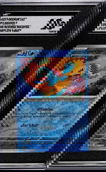 2023 Pokemon #007 Squirtle SGC 10